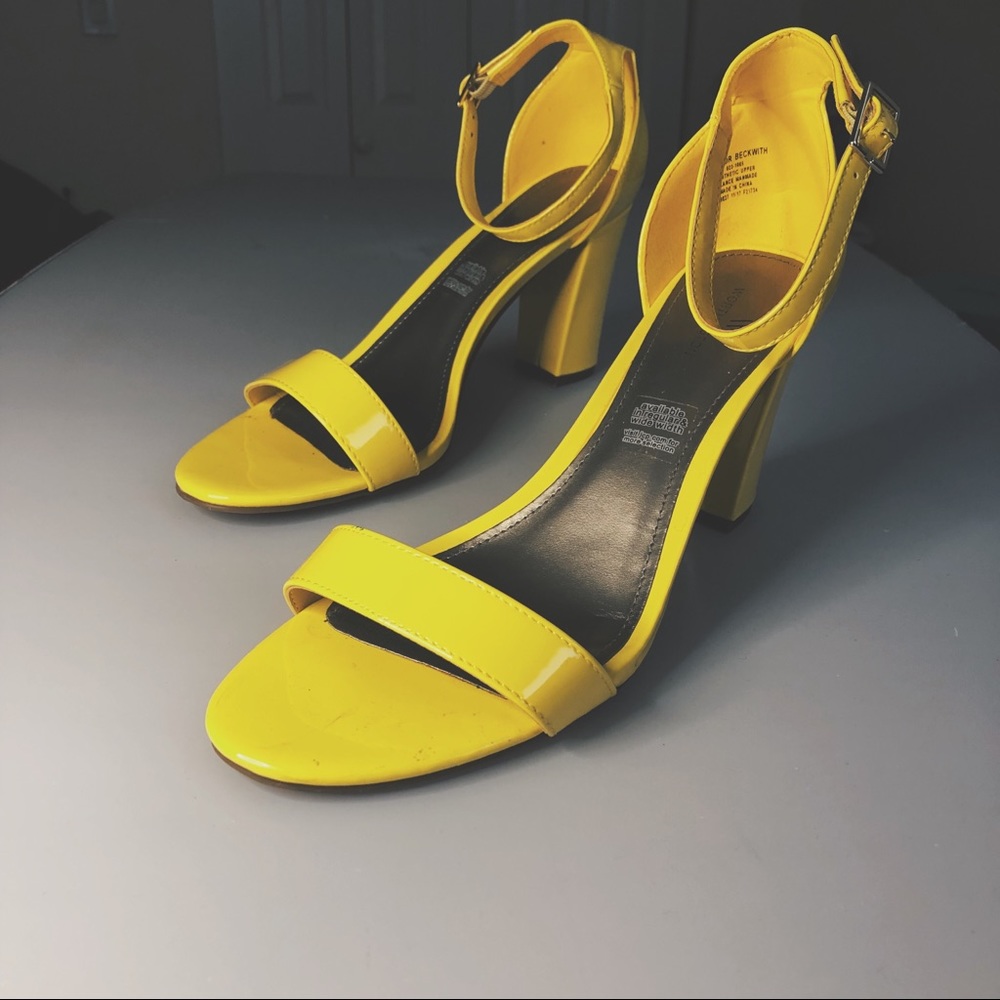 Yellow JCP Heels